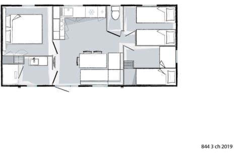 Mobilhome Tout Confort M9 Domaine De Lanniron 坎佩尔 外观 照片